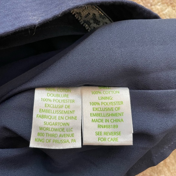 Lilly Pulitzer Gabby Shift Dress in True Navy size 00 retail $258 - Picture 11 of 11